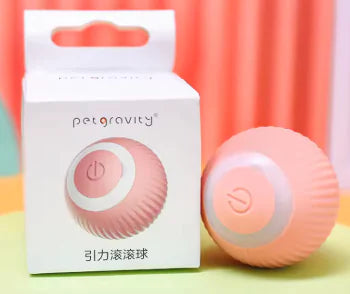 Self-Hi Relieving Stuffy Cat Teaser Smart Rolling Ball