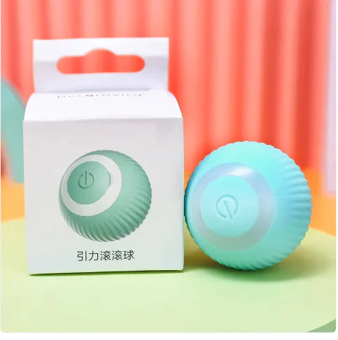 Self-Hi Relieving Stuffy Cat Teaser Smart Rolling Ball